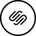 Squarespace logo representing services offered by WebCami