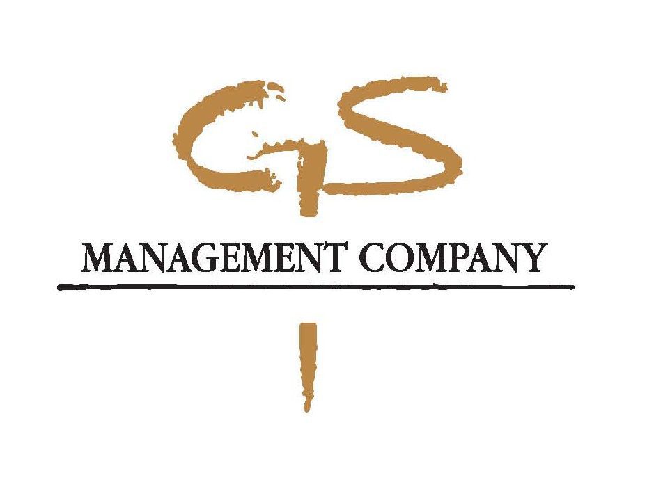 Logo for G S Management Company with stylized brown