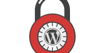 A red lock securing a WordPress Care Plans padlock on it.